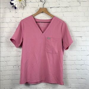 FIGS Technical Collection FW1000 Catarina One Pocket V-Neck Scrub Top size large